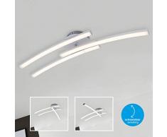 Briloner Leuchten 3188-039 LED, plafonnier à Sources Lumineuses, orientable, 6 Watts, 480 lumens, 3 000 kelvins, Couleur Aluminium, 565 x 120 x 105 mm, 6 W
