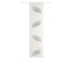 Deko Trends 8256 01 090 Look Rideau en Panneau avec Tringle en Aluminium et Barre lestée