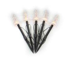 SnowEra 4250772306213 Lot de 5 bâtons lumineux en forme de sapin