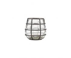 House Doctor Lanterne Navi métallique Antique Hauteur 10 cm Diamètre 7,5 cm