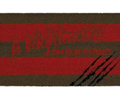 Pyramid Paillasson Scratches Doormat A Nightmare on Elm Street Official Merchandising Référence DD Textiles de la Maison Unisexe Adulte, Multicolore (Multicolor), Unique