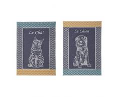 Coucke Torchon, Bleu Marine, 50 x 75 cm