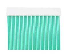 MercuryTextil P69 Rideau de Porte en PVC 210 x 90 cm Vert + Fil Blanc