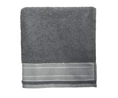 Santens Ross Eponge Serviette de Toilette, Coton, Grey, 50100