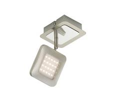 Briloner Leuchten Applique/Plafonnier, Spot, Spot, 1Â x LED 4,5Â W oscillant, Nickel mat, 1er Spot 4.5 watts