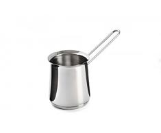 Weis 18412 Cruche moussant pour linduction, Acier Inoxydable, Argent, 8 x 8 x 9,5 cm