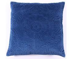 La Finesse - Housse de Coussin carrÃ©e dÃ©corative 50 x 50 cm pour la Maison en Coton pour Le Salon, Le canapÃ©, la Chambre Ã Coucher, Tissu colorÃ©, Taille Unique