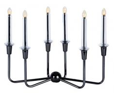 Star 186-54 chandelier Krabat 6 lumières, couleur: chrome ca. 32 cm x 45 cm boite coloré