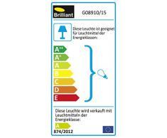 Brilliant G08910/15 Movie Spot Patère LED, Métal/NC, GU10, 5 W, Chrome