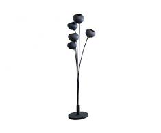 Chloédesign 37004_LAMP Lampadaire, Métal, Noir