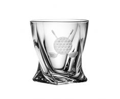 Crystelle aljulia 4569Â Verre Ã Whisky, Verre, 340Â ML, 9,5Â x 9,5Â x 10Â cm, 6Â unitÃ©s