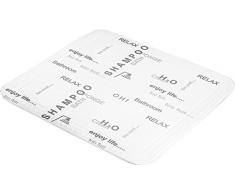 Meusch 2714901002 Lengua Tapis de Douche Mousse de PVC Anthracite 55 x 55 x 2 cm