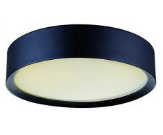 Viokef Lighting 4155300 Lustre Alessio, Métal, E27, Noir, 37 x 37 x 8