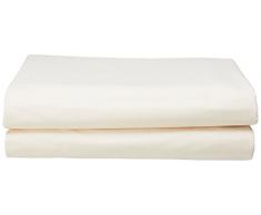 Garnier Thiebaut Drap Plat, Coton, Nougat, 240x300 cm