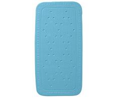 Kleine Wolke 4325733917 Tapis de Baignoire Calypso Set de 2 en Bleu, PVC, 40x30x10 cm