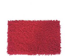 Laroom Tapis en Coton Rouge
