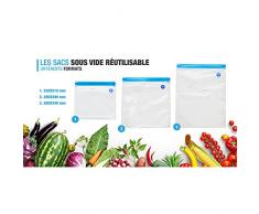 CONSERVAIR Lot de 10 Sacs sous Vide pour Appareil Slim&Seal SEAL10