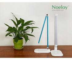 noeloy n008116 â lampe de bureau LED, pliable, 6 W, couleur argent