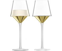 LSA International G1487â13â358 Espace Verre à vin 350 ml X 2, Doré
