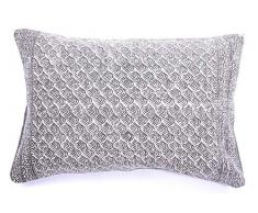 La Finesse - Housse de Coussin carrÃ©e 50 x 50 cm pour la Maison en Coton pour Le Salon, Le canapÃ©, la Chambre Ã Coucher cc236 - Textile colorÃ© - Taille Unique