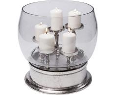 Kare Mykonos Photophore Argenté Taille Unique