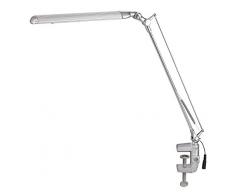 Alco 9216Â Classe Ã©nergÃ©tique A, lampe de table LED, env. 40Â cm, noir/argent, Aluminium, Silber, 49.5 x 20.5 x 7 cm