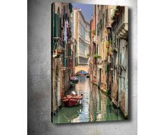 Bonamaison Peinture sur toile, multicolore, 70 x 100 cm - ConÃ§u et fabriquÃ© en Turquie