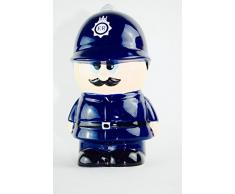 Puckador Tirelire en céramique pour Policier Anglais, Mixte, Hauteur 15,5 cm, Largeur 9 cm