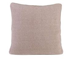 GÃ¶zze Coussin dÃ©coratif en Polyester Taupe 50 x 50 cm