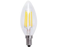 Segula Bougie LED E14 Transparent 4 W (33 W) IntensitÃ© variable A+