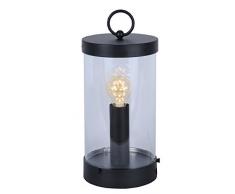 Star 184-60 LED chandelier Fux couleur: noir, incl. Decoline 358-11 ca. 36 cm x 16 cm boite coloré