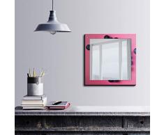 Bonamaison DÃ©coration Murale Impression sur Miroir EncadrÃ© sur Toile, Dimensions: 50 x 50 Cm - ConÃ§u et fabriquÃ© en Turquie