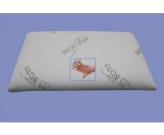 supply24 Oreiller orthopédique en Mousse Biogel avec 1 côté Souple et 1 côté moyennement ferme80 x 40 x 13cm