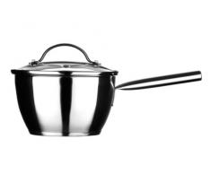 Premier Housewares 0408117 Tenzo SÃ©ries C Casserole en Acier Inoxydable avec Base EncapsulÃ© et Couvercle en Verre