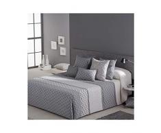 Orian Kyoto Confort pour Lit de 90Â cm, algodÃ³n-poliÃ©ster, Gris, Simple