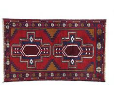 Eden Carpets kezil Tapis nouÃ© Ã la Main, Coton, Multicolore, 82Â x 137Â cm