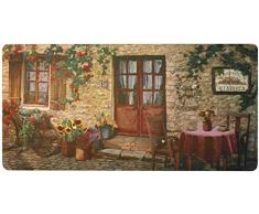 Floormad Kitchen Tapis Cuisine, PVC, Multicolore Vintage 50x107 Multicolore