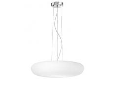 Rossini Ã©clairage Glenn Suspension en verre E27, 25Â W, Blanc