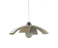 iSOLUCE Lampe à suspension, blanc/taupe