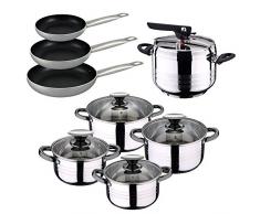 San Ignacio Batterie de Cuisine, chromé, 22/26/30