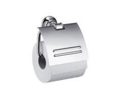 Hansgrohe 42036000 Montreux Porte Papier Toilette avec Couvercle Chromé