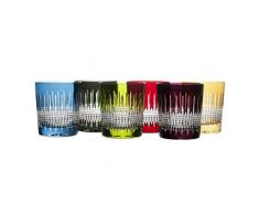 Crystaljulia 19409 Verres Ã whisky en cristal de plomb 280 ml