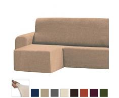 Eiffel Textile Le Havre Chaise LongueÂ âÂ Housse canapÃ© Bras Court Gauche 240 x 195 x 2 cm Beige