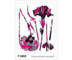 AG Design Sticker Mural F 0403 Nelke 65 x 85 cm 1 piÃ¨ce