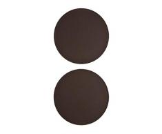 Wunschleder-Home 04A00730-00-Marron/15 cm Dessous de verre en cuir vÃ©ritable