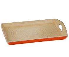 Premier Housewares 1104414 Kyoto Plateau de Service en Bambou Orange