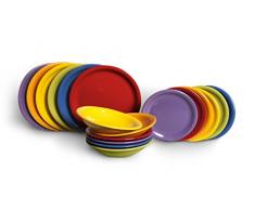 Color life vaisselle 18 pièces Fashion Multicolore