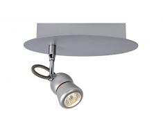 Lucide TIRY - Spot Plafond - LED Dim. - 1x5W 3000K - Gris
