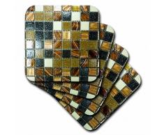 3dRose CST_223492_3 Dessous de Verre, Mutli-Colour, set-of-4-Ceramic