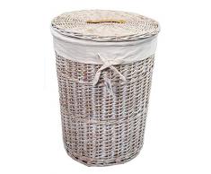 dvier D.46 H.62 Panier Ã Linge Blanc